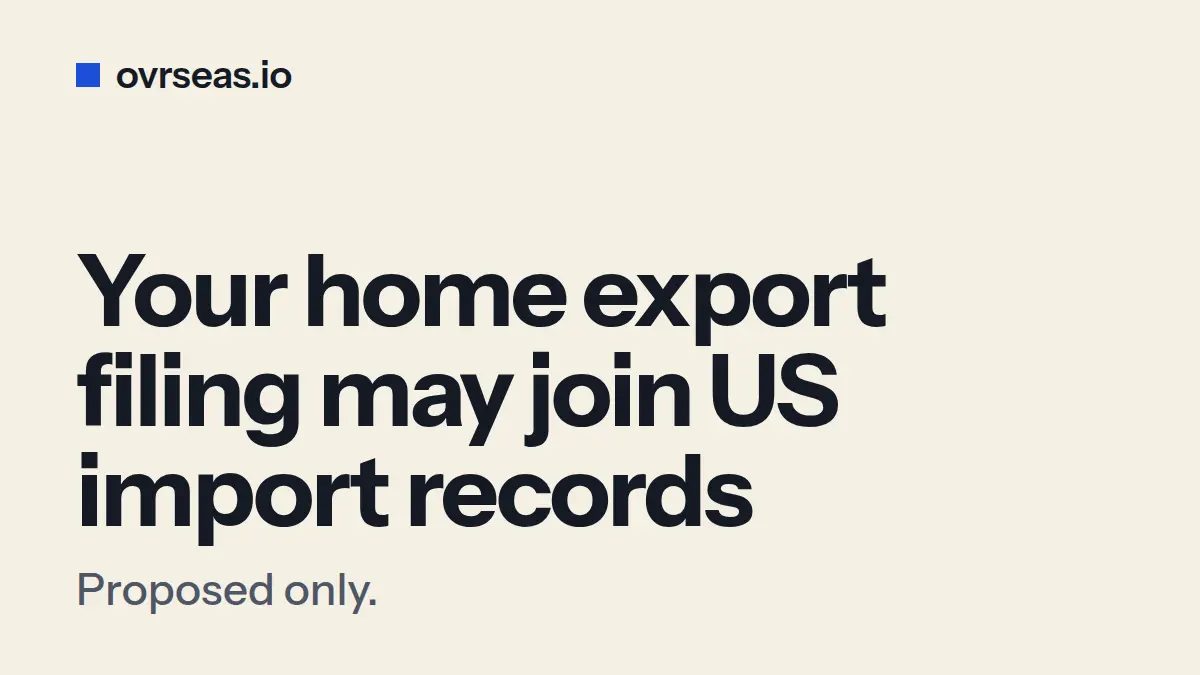 New U.S. Customs Rule: Your Export Filings Now Have to Match